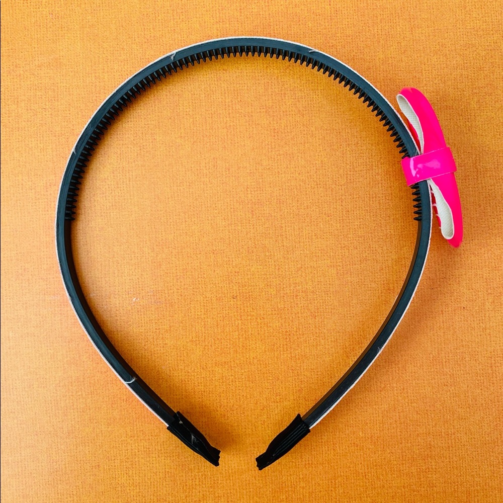 Pink Bow Tie Headband
